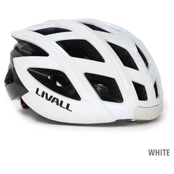 Livall Smart fietshelm BH60 SE NEO wit schuin voorkant