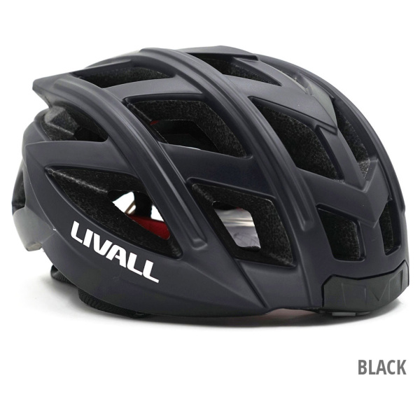 Livall Smart fietshelm BH60 SE NEO zwart schuin voorkant
