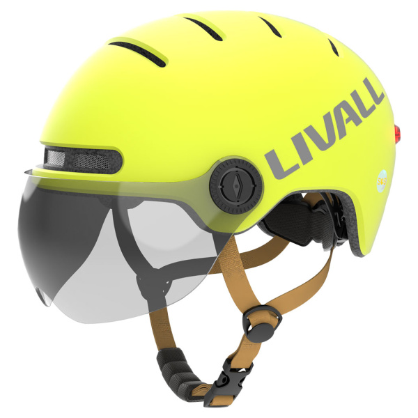 Livall Speedpedelec helm L23 geel groot