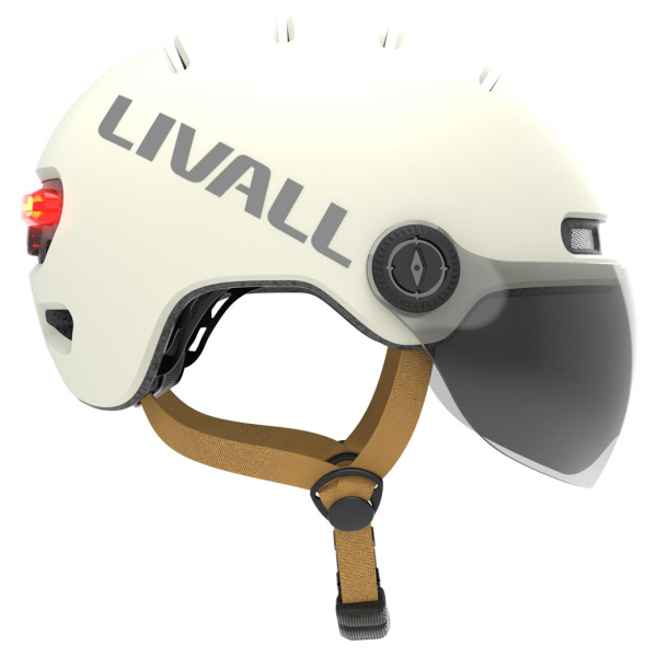 Livall Speedpedelec helm L23 wit Zijaanzicht rechts