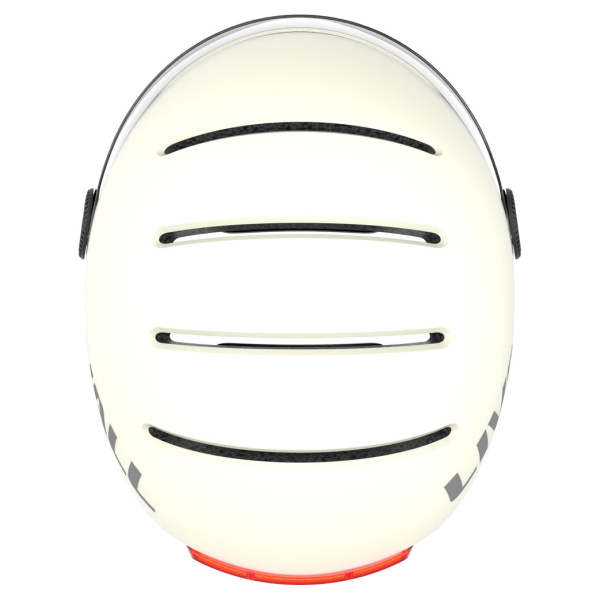 Livall Speedpedelec helm L23 wit bovenaanzicht
