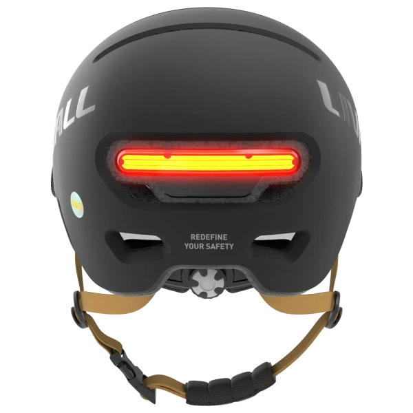 Livall Speedpedelec helm L23 zwart achterzijde