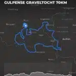 Gulpense Graveltocht parcours 70km