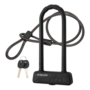 Cycleafer Bicycle U Lock bicycle lock with cable