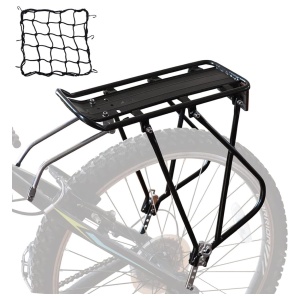 MTB pannier rack up to 25kg with luggage net