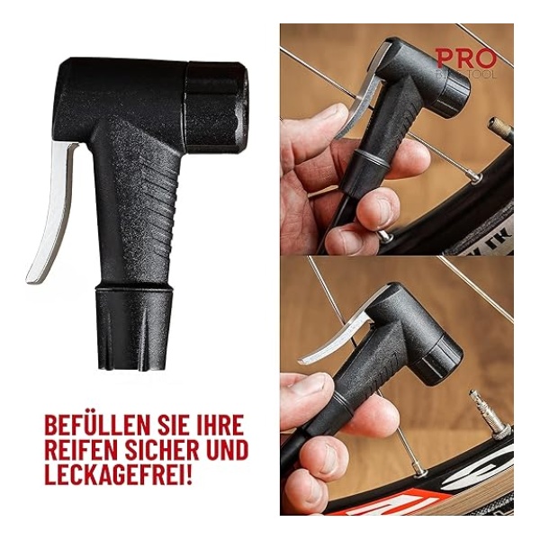 Pro Bike Tool Staande Fietspomp montage