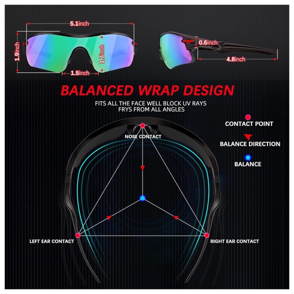 Windacer Gepolariseerde Fietsbril Balance B0CBMRYDYW