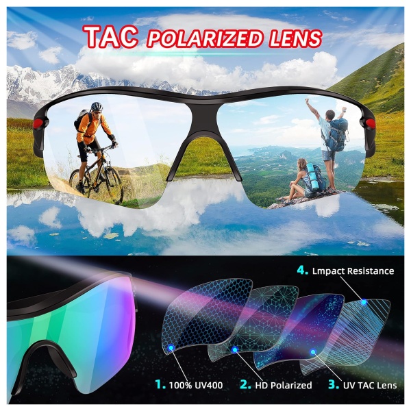 Windacer Gepolariseerde Fietsbril TAC Lens B0CBMRYDYW