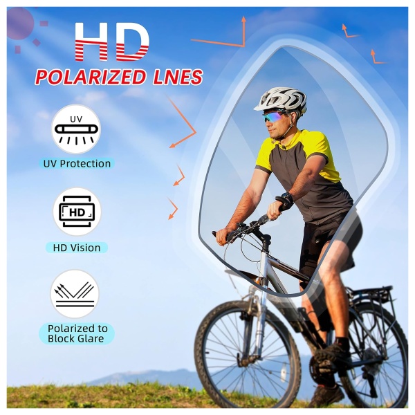 Windacer HD Gepolariseerde Fietspbril B0CBMRYDYW