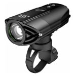 Nouveau Phare de vélo noir super lumineux rechargeable par USB, 320 lumens, phare