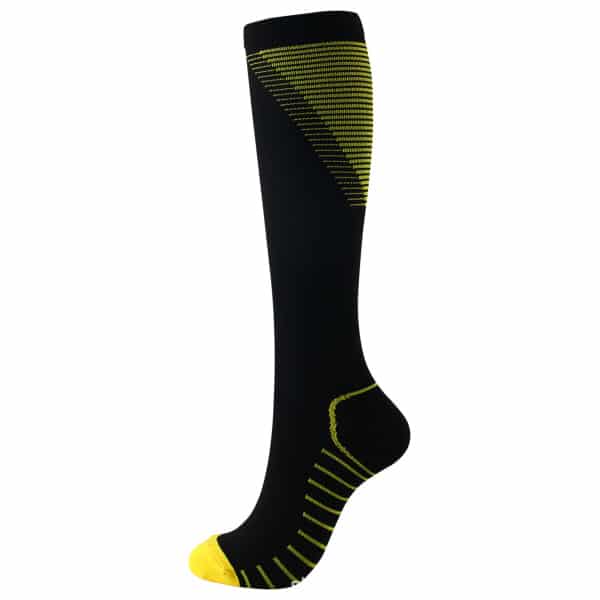 VibeFit compressiesokken - Geometrisch patroon voor hardlopen en trailrunning - Afbeelding 3