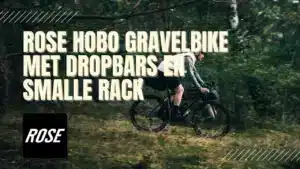 Rose Hobo De nieuwe veelzijdige gravelbike met dropbars en smalle rack