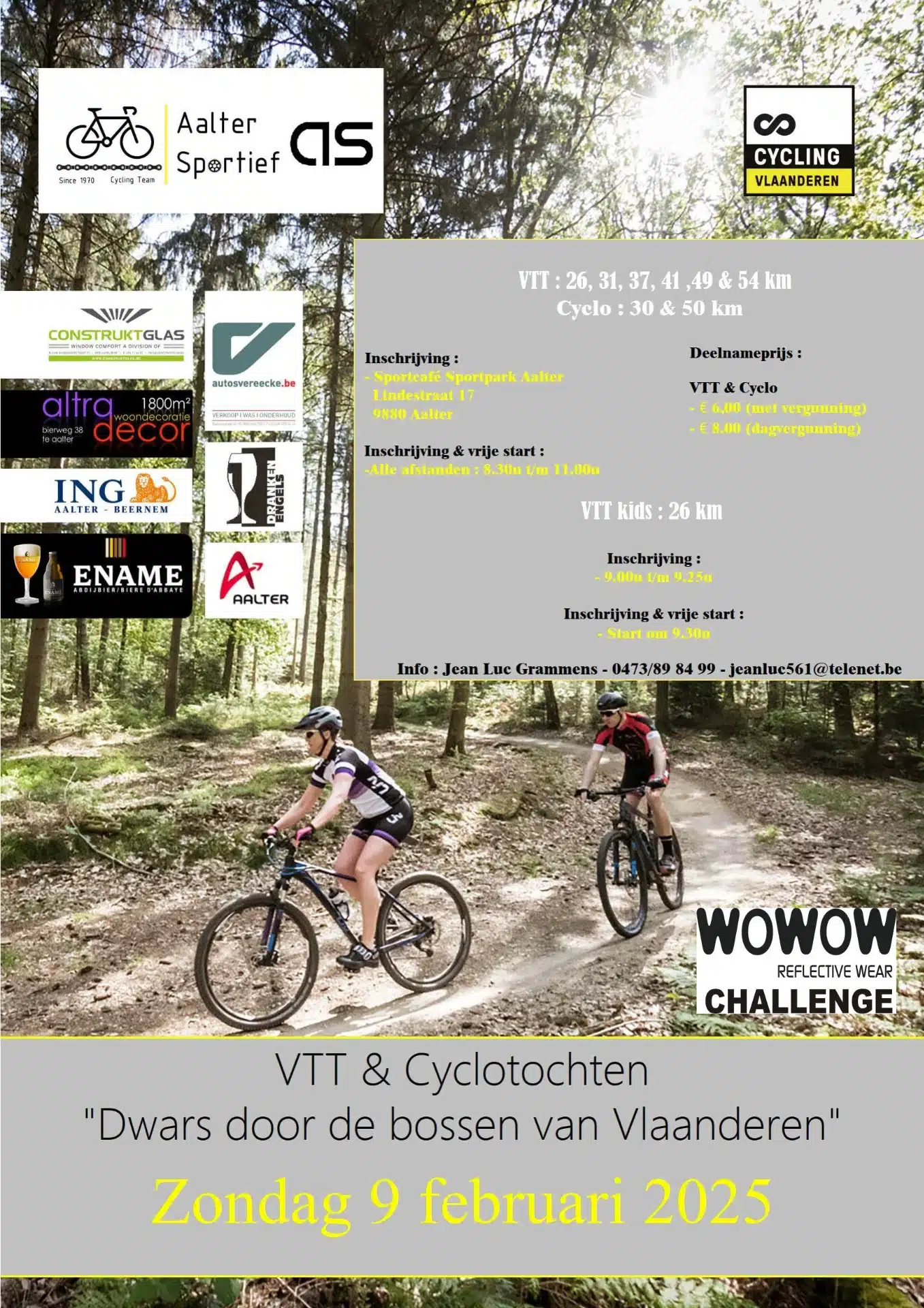 VTT en Cyclo Dwars door de bossen van Vlaanderen 2025